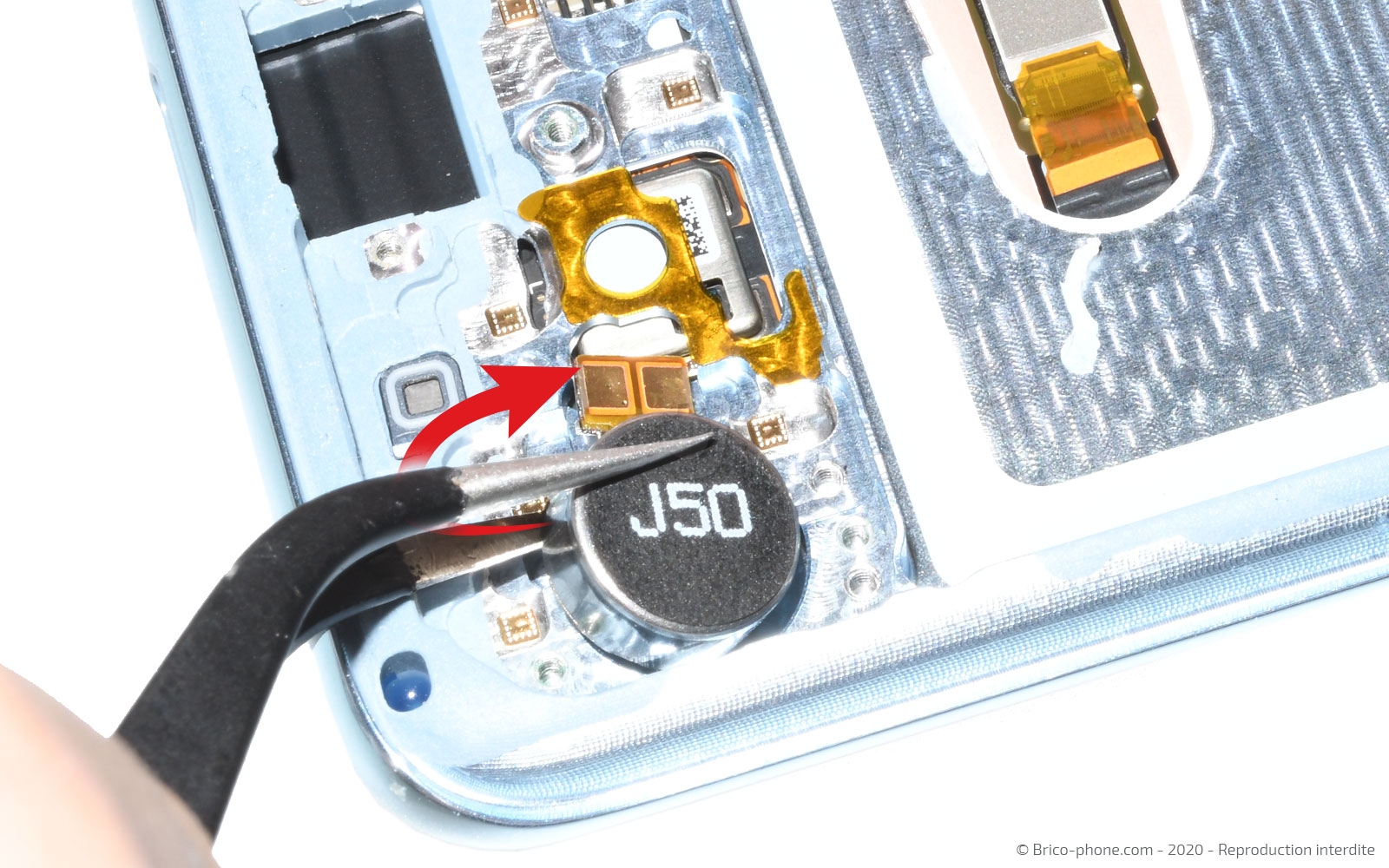 Changement du bloc écran  sur Galaxy S20 photo 2