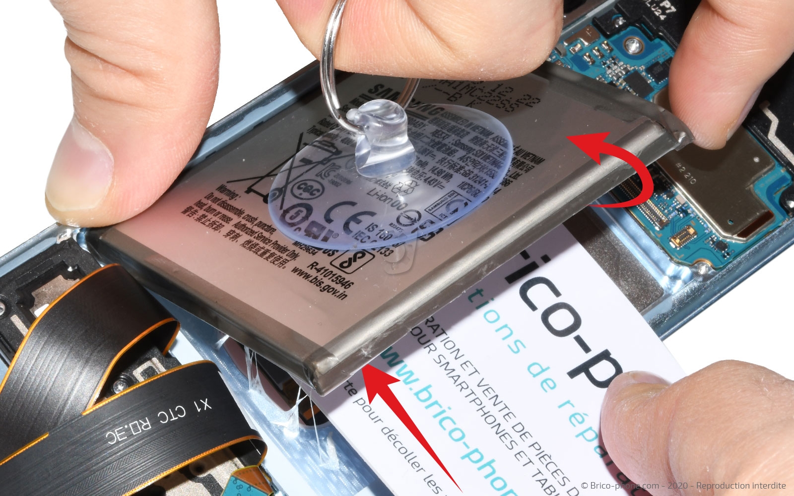 Changement du bloc écran  sur Galaxy S20 photo 2