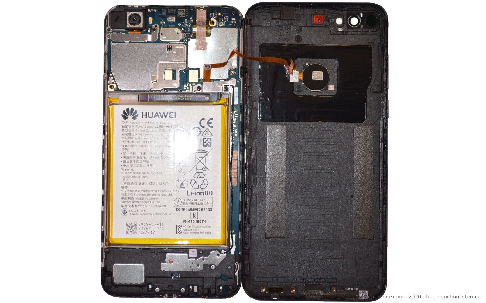 Démontage complet sur Y7 2018 photo 4