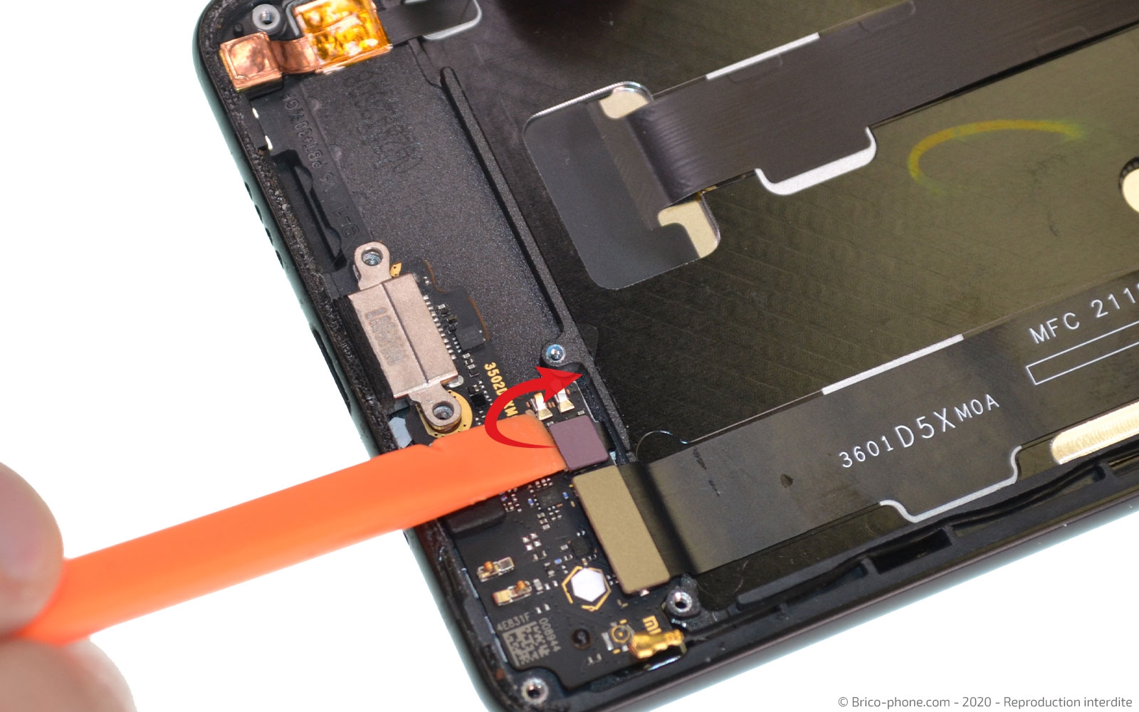 Changement du connecteur de charge sur Mi Mix 2S photo 3