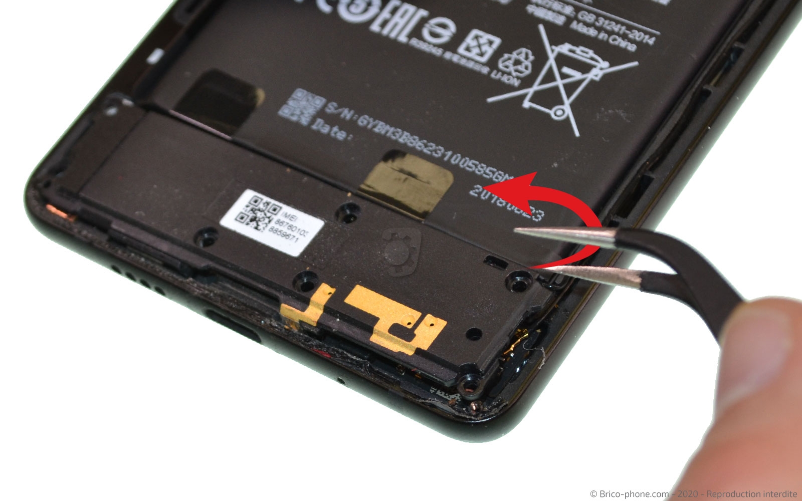 Changement du connecteur de charge sur Mi Mix 2S photo 2