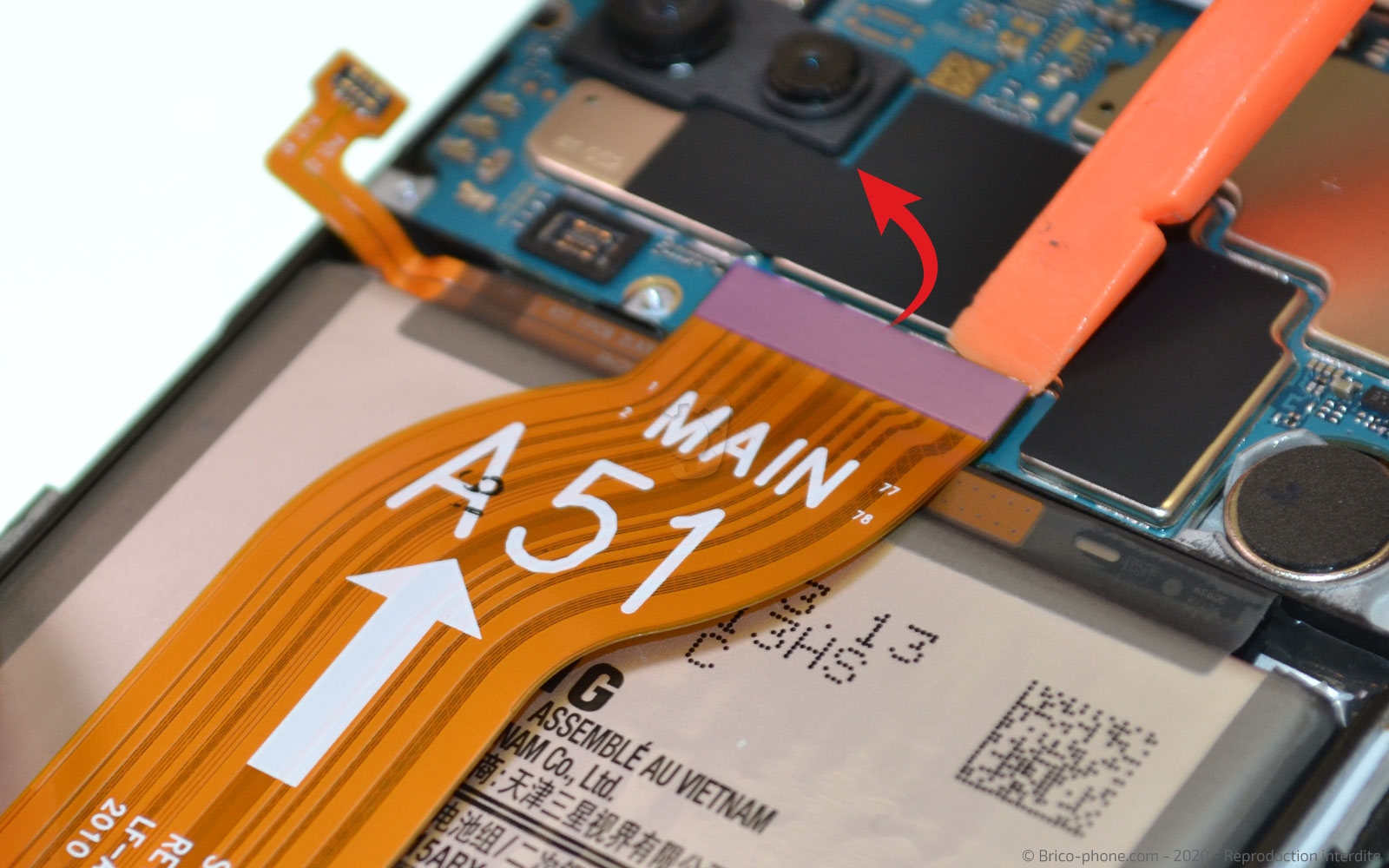 Changement de batterie  sur Galaxy A51 photo 3