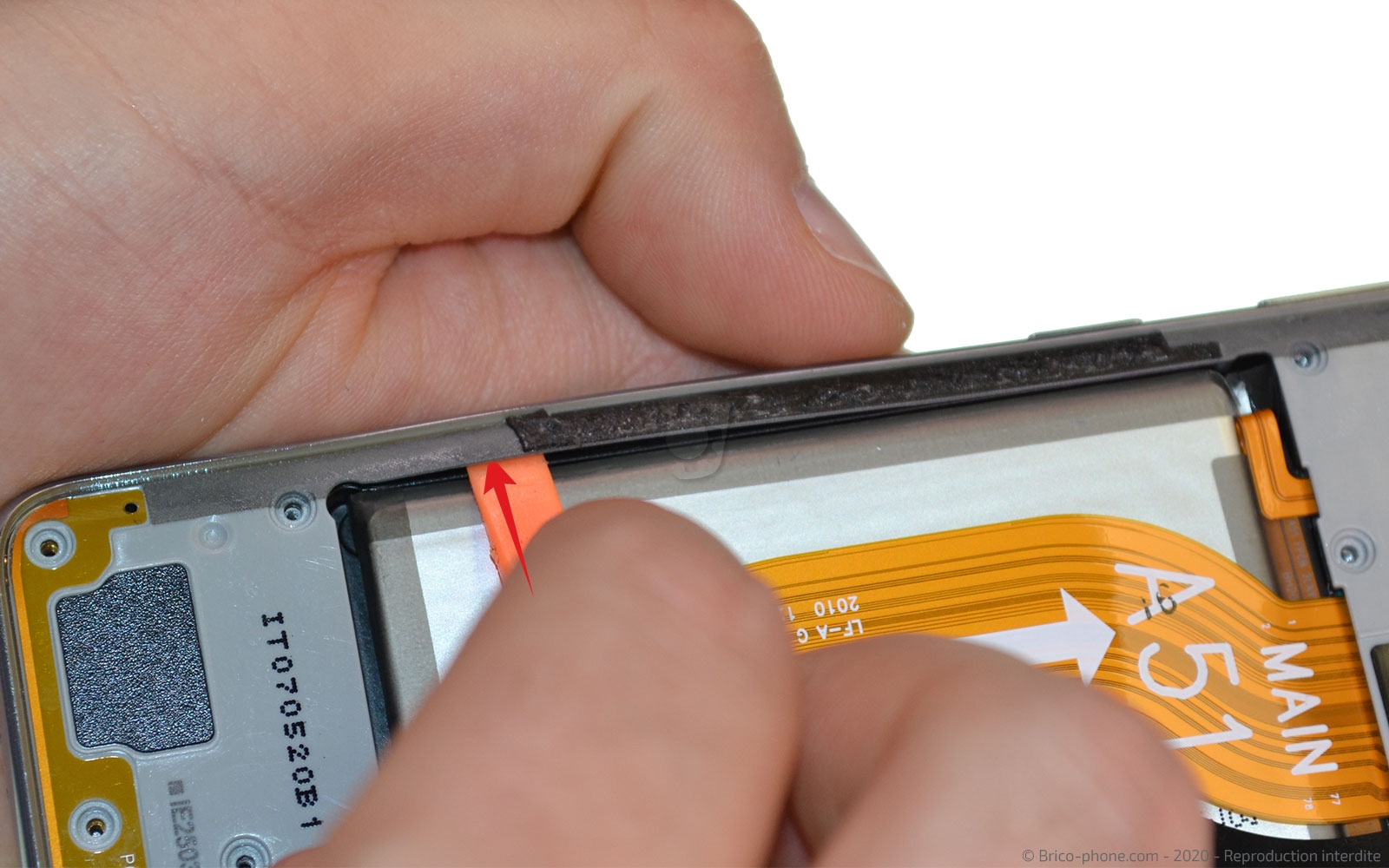 Changement de batterie  sur Galaxy A51 photo 2