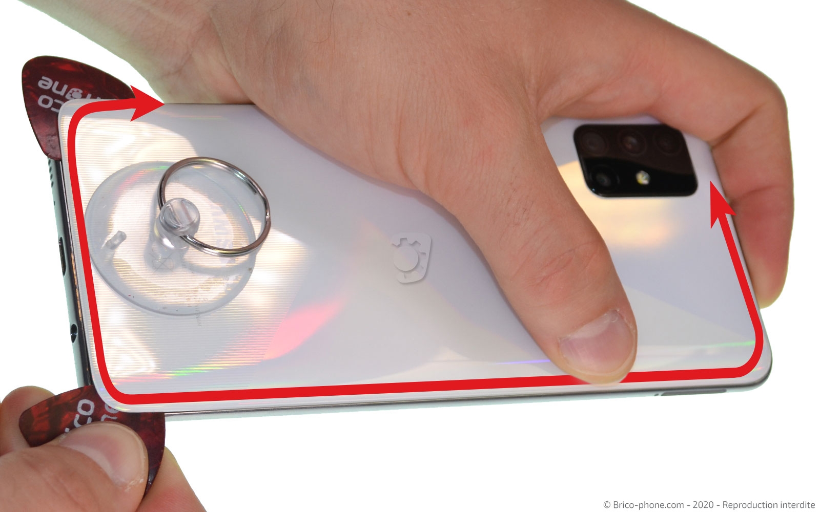 Changement du connecteur de charge sur Galaxy A51 photo 2