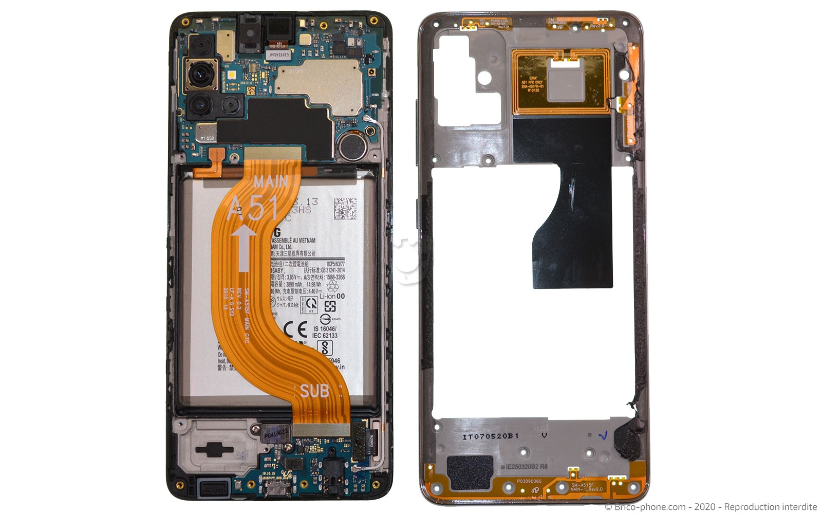 Changement du connecteur de charge sur Galaxy A51 photo 4