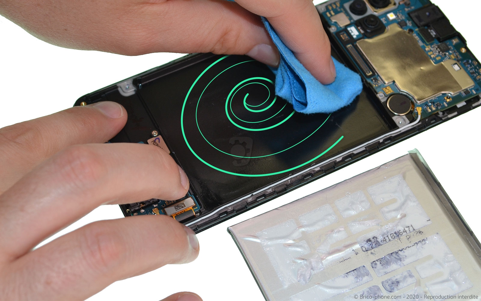 Démontage complet sur Galaxy A71 photo 3