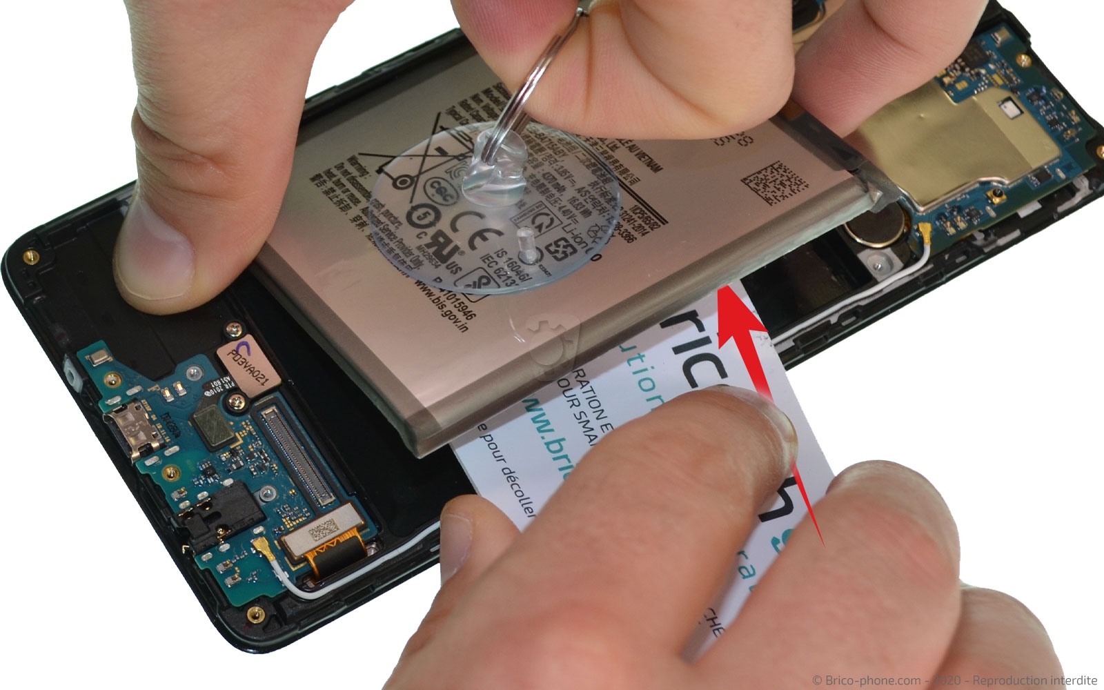 Changement du bloc écran sur Galaxy A71 photo 2