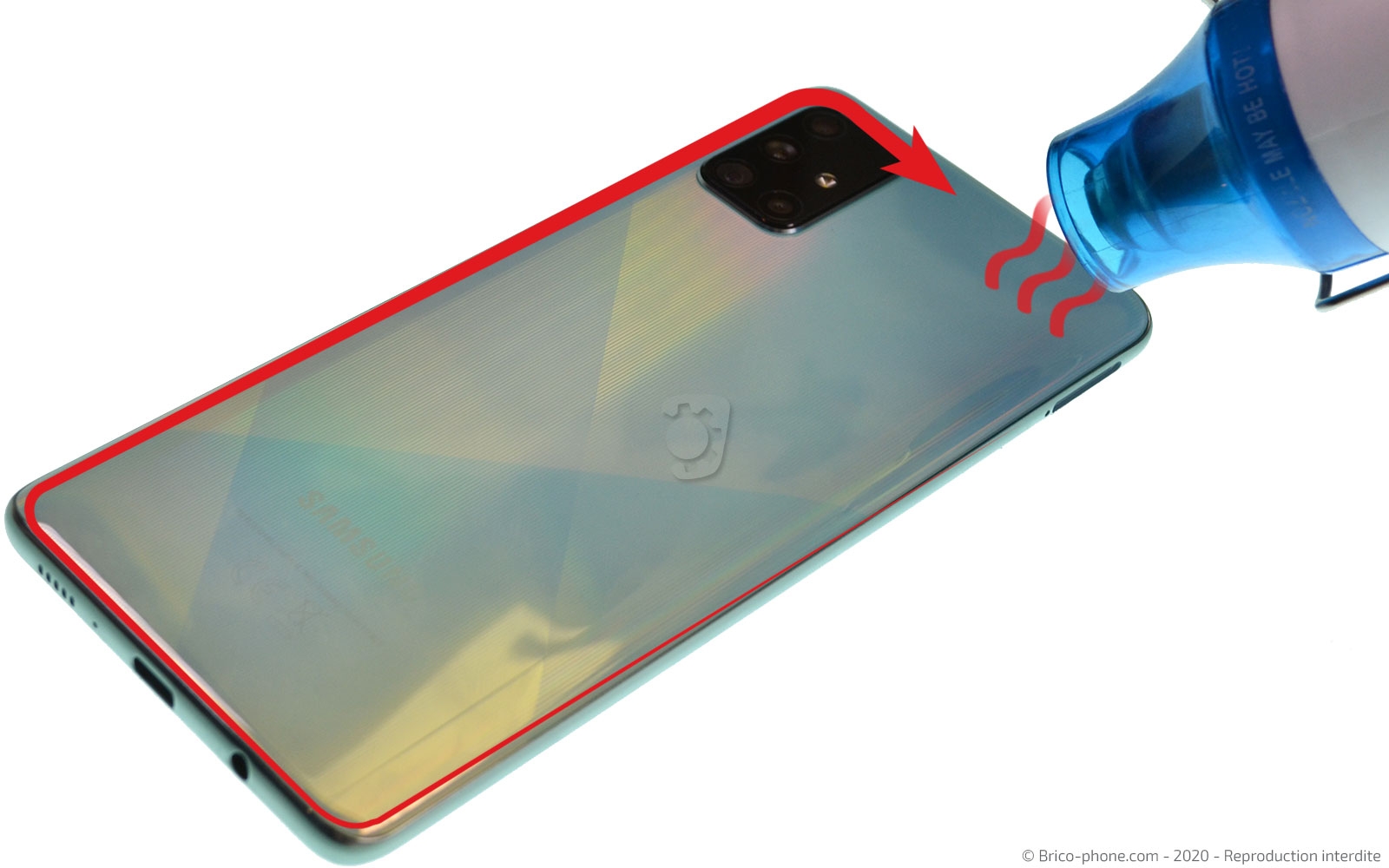 Changement de batterie sur Galaxy A71 photo 2