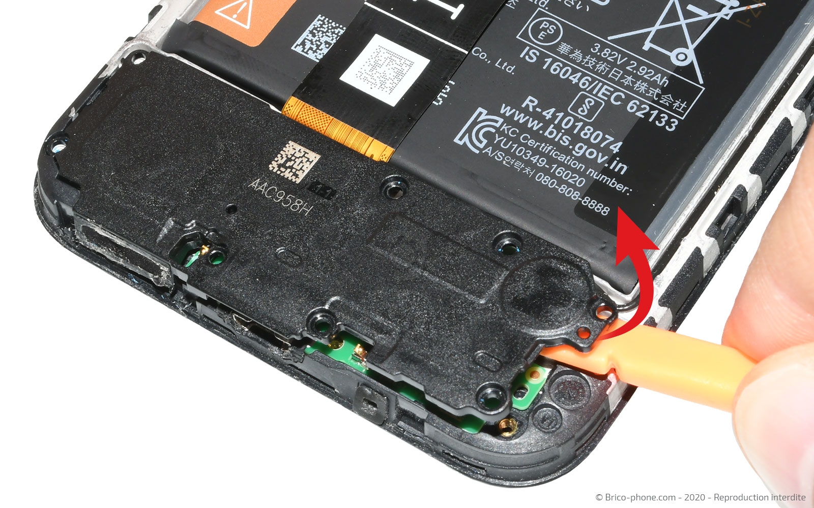 Démontage complet sur Y5 2019 photo 2