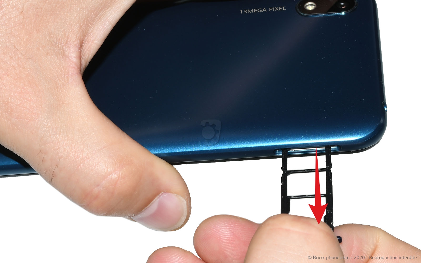 Changement du connecteur de charge sur Y5 2019 photo 2