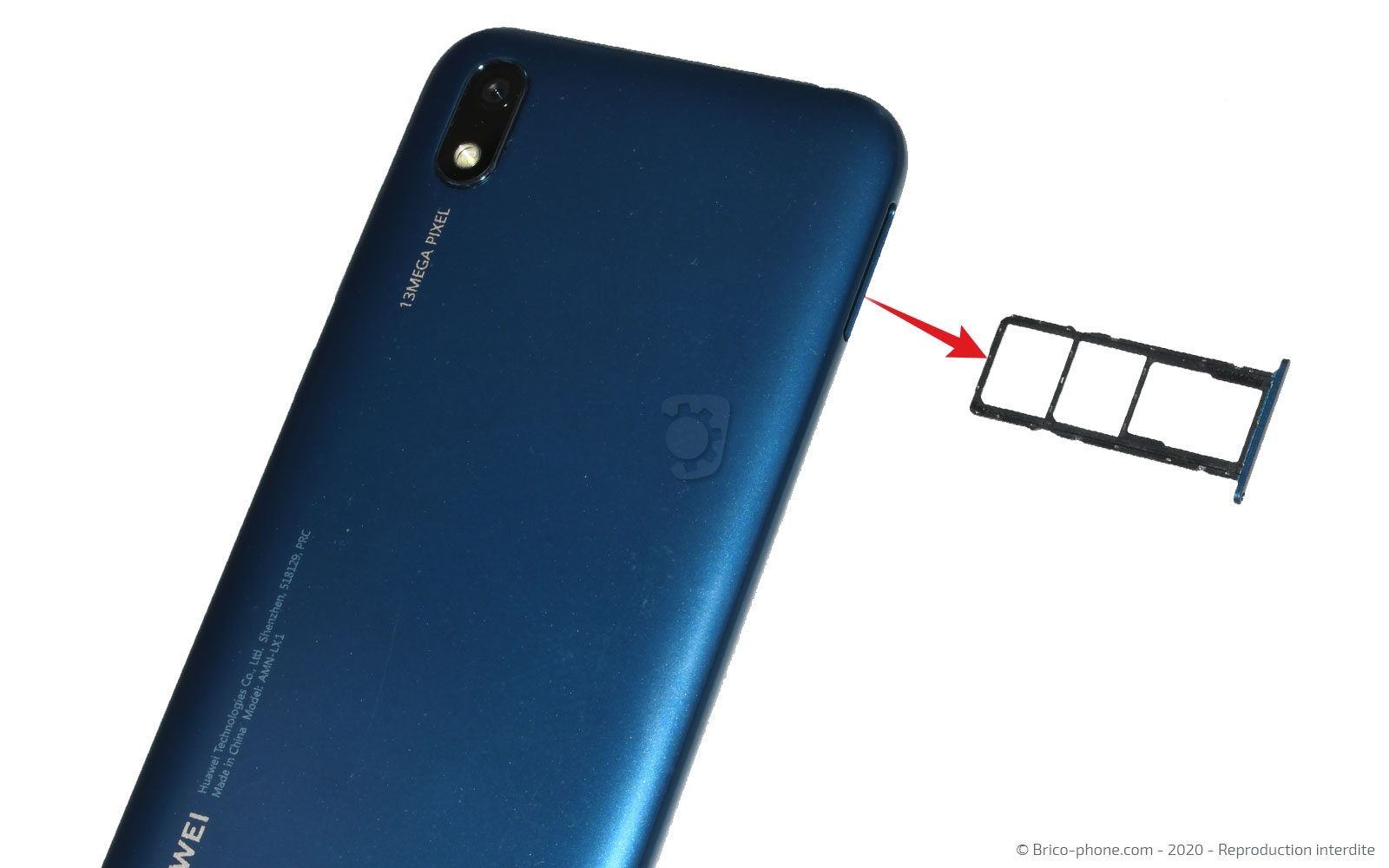 Changement de batterie sur Y5 2019 photo 3