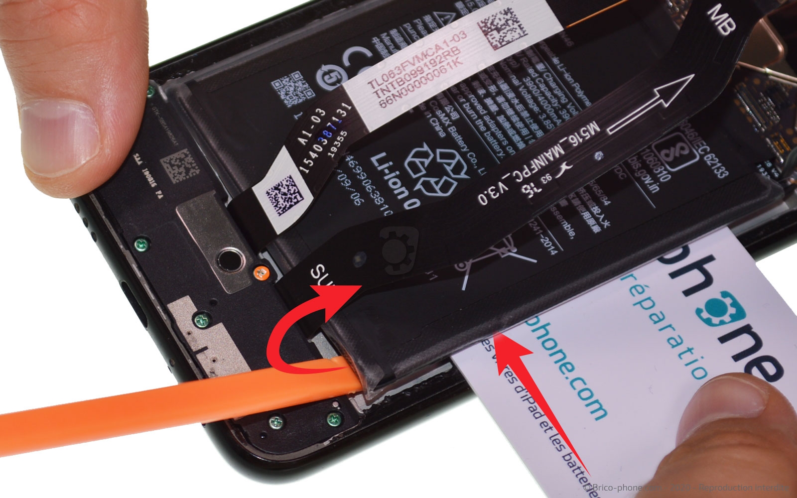 Changement de la batterie sur Redmi Note 8 photo 1