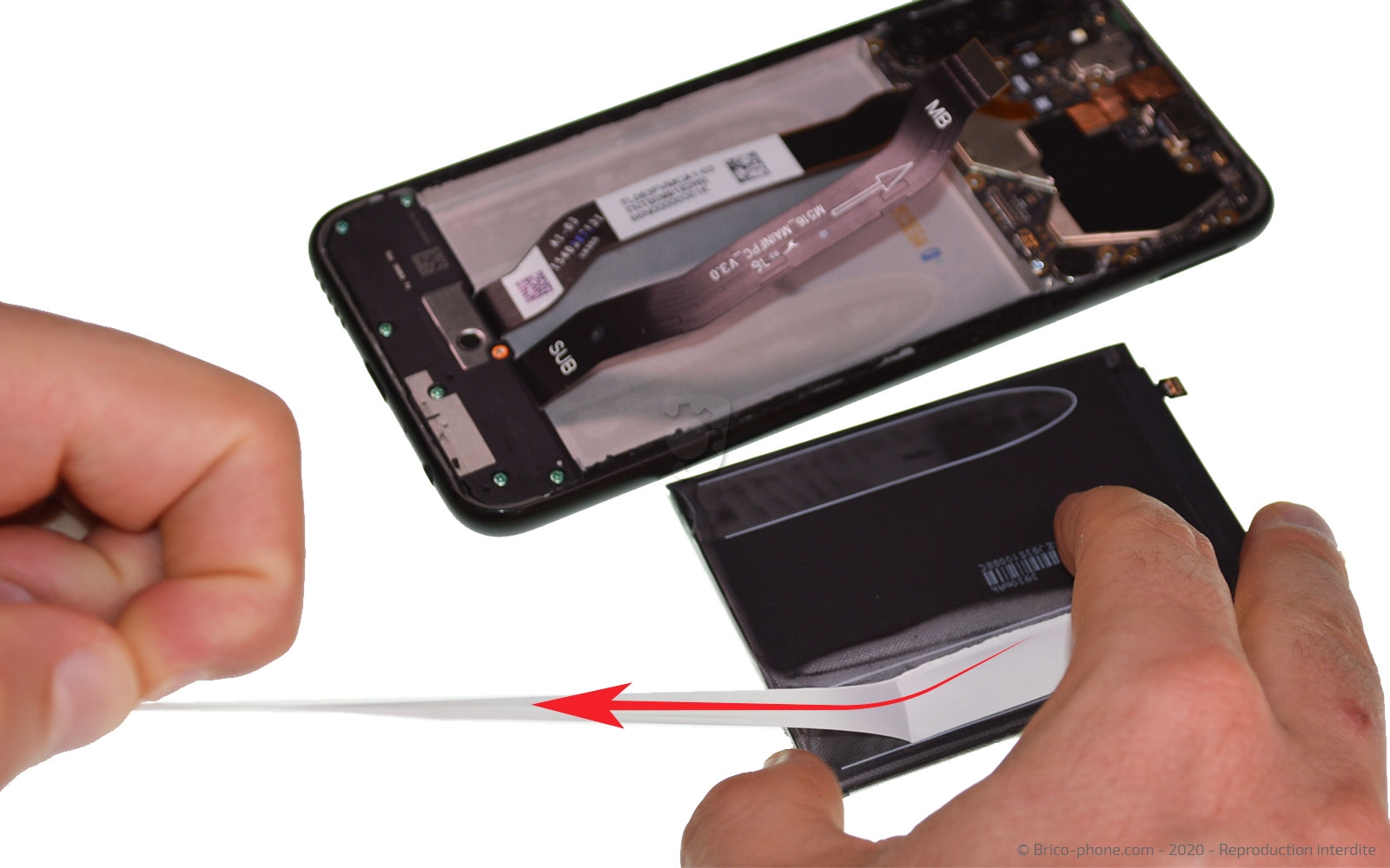 Changement de la batterie sur Redmi Note 8 photo 4