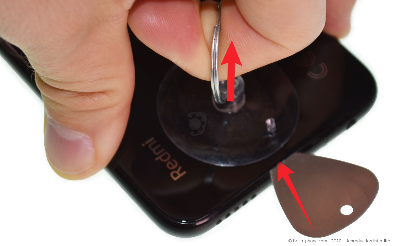 Changement de la vitre arrière  sur Redmi Note 8 photo 3