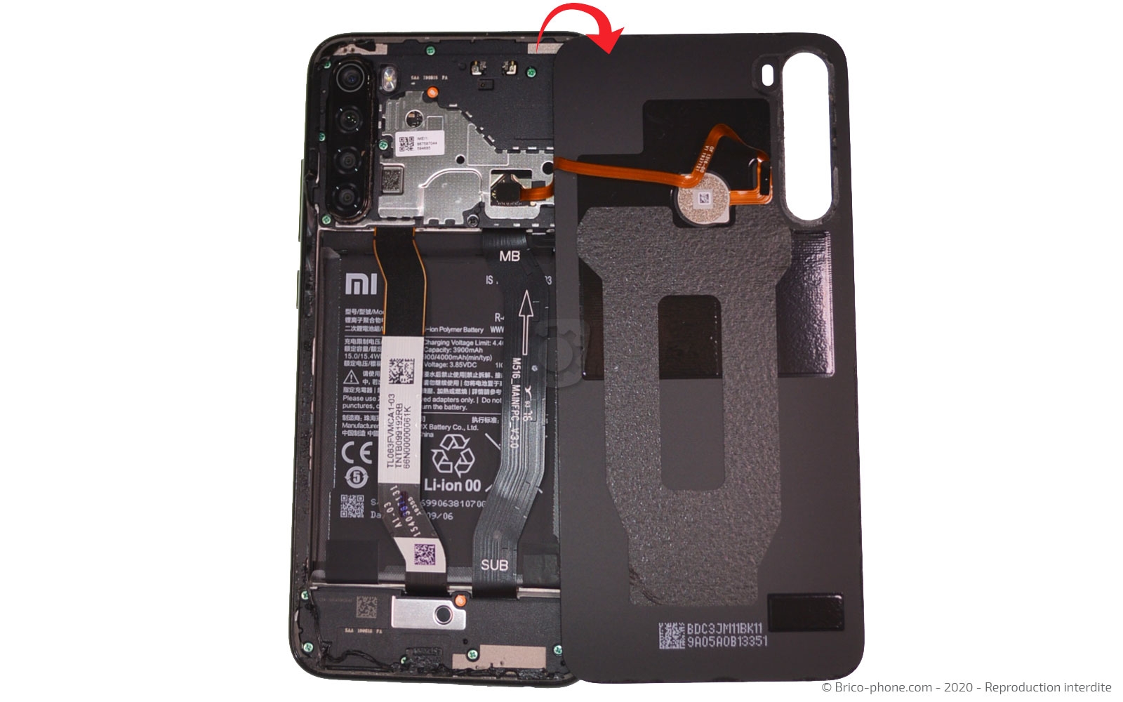 Changement du bloc écran sur Redmi Note 8 photo 3