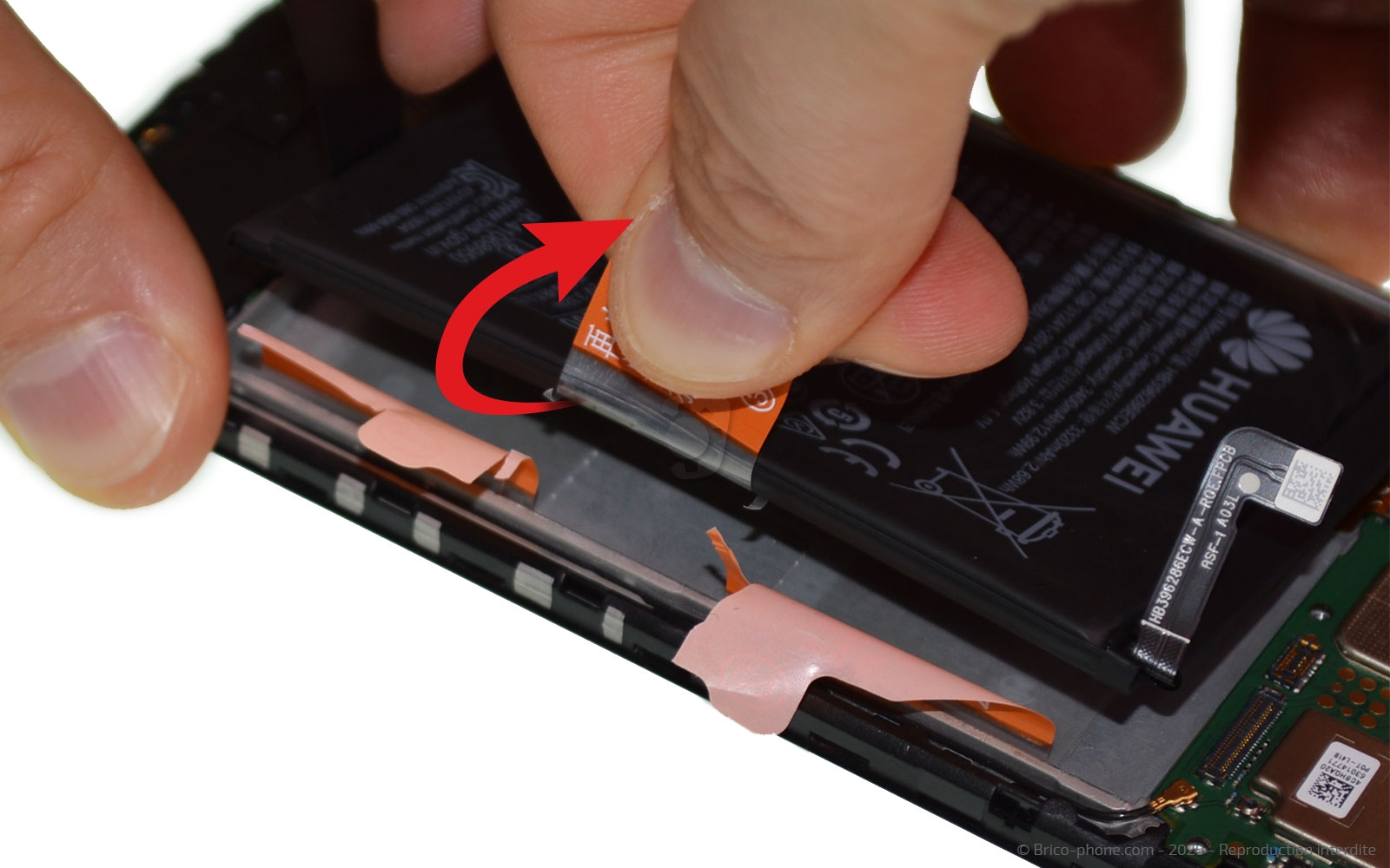 Changement de batterie sur P Smart 2020 photo 3