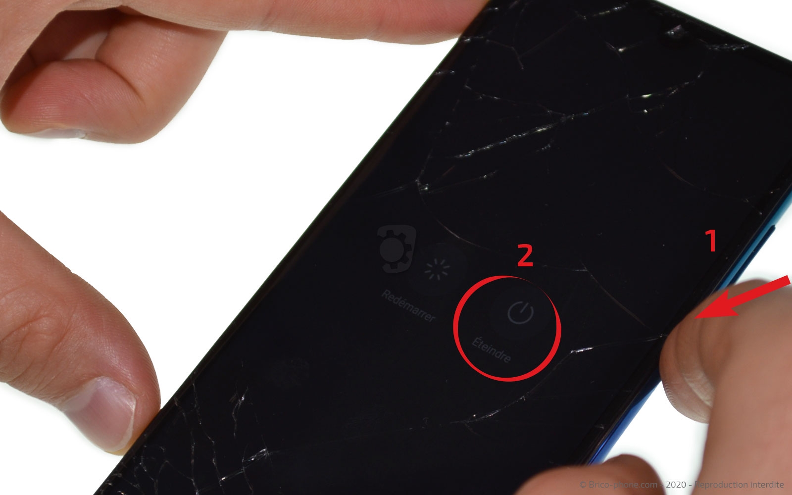 Changement du connecteur de charge sur P Smart 2020 photo 3