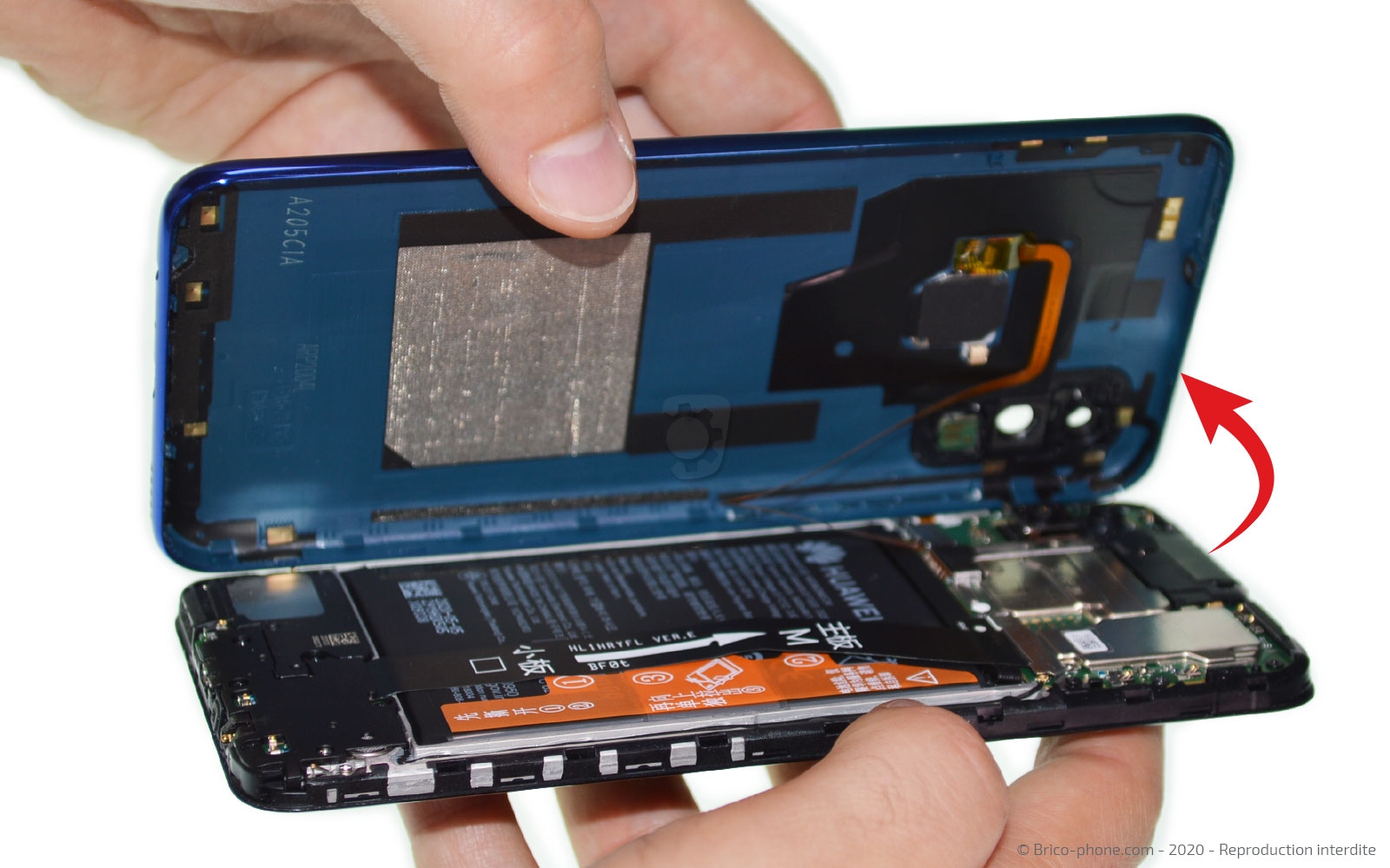 Changement du connecteur de charge sur P Smart 2020 photo 3