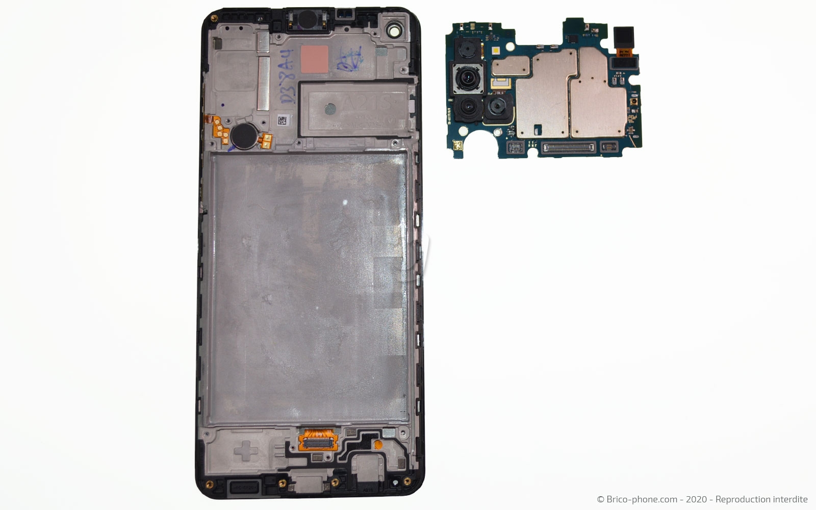 Changement du bloc écran sur Galaxy A21s photo 4