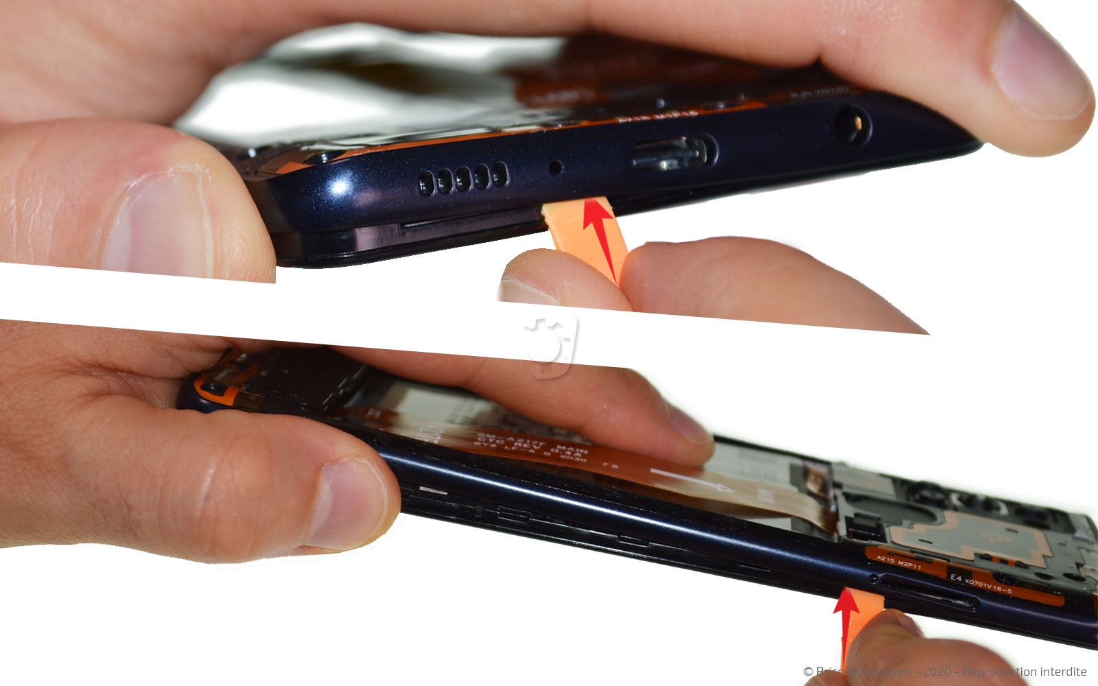 Changement du bloc écran sur Galaxy A21s photo 3