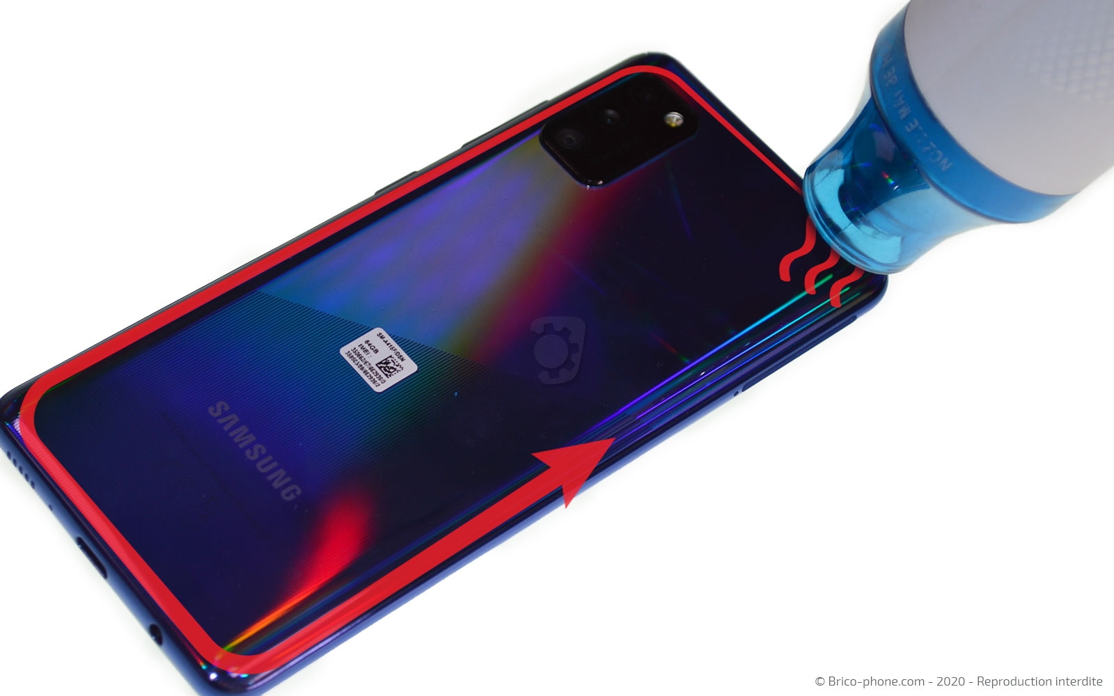 Démontage complet  sur Galaxy A41 photo 2