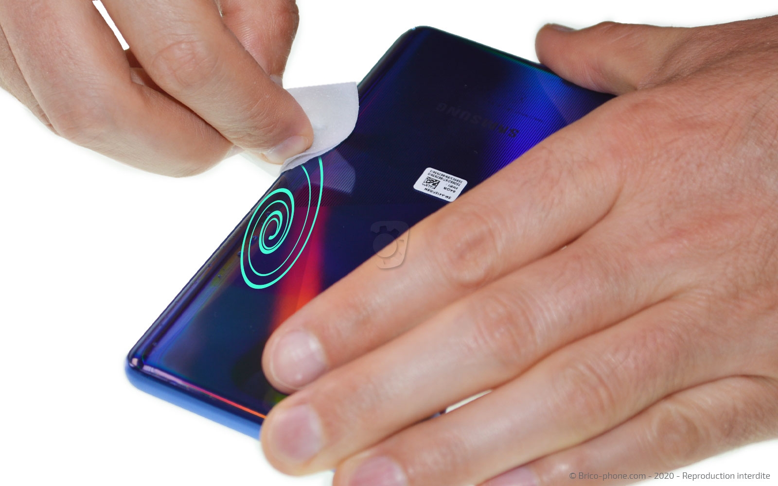 Changement du bloc écran sur Galaxy A41 photo 3