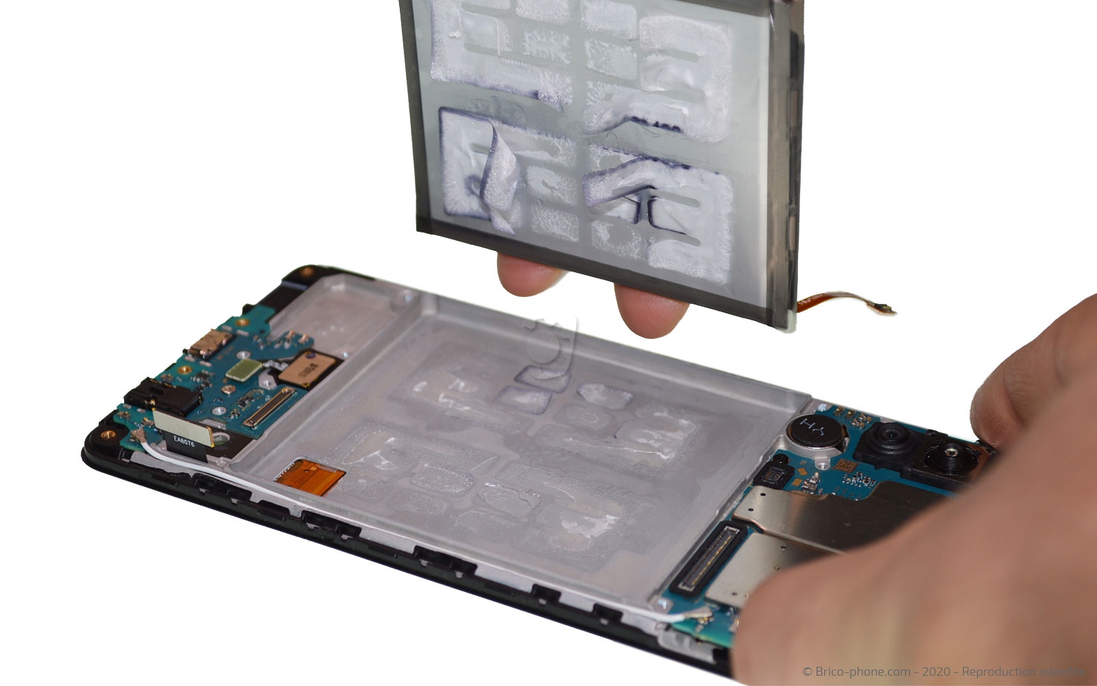 Changement du bloc écran sur Galaxy A41 photo 2