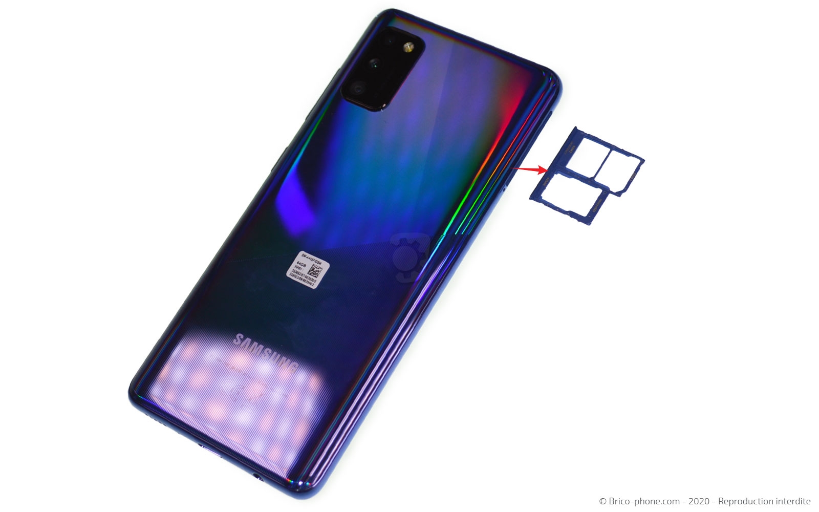 Changement de vitre arrière sur Galaxy A41 photo 3