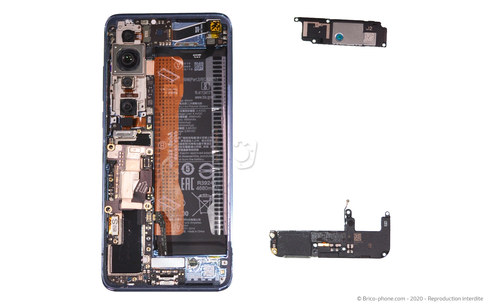 Démontage complet sur Mi 10 photo 4