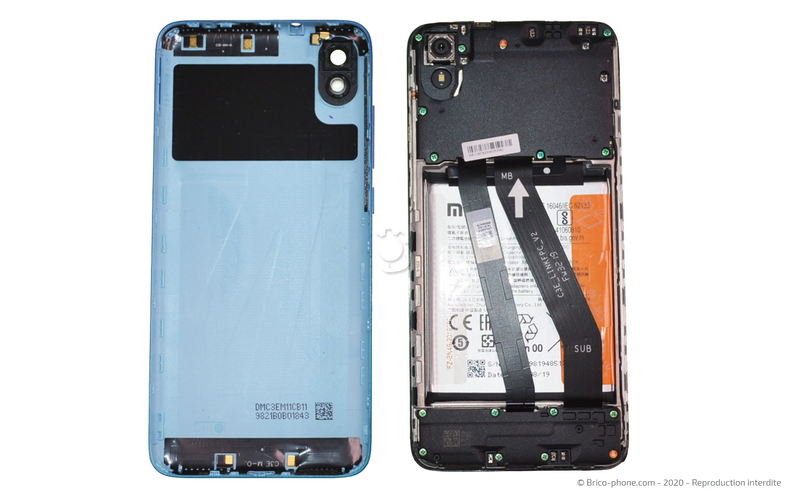 Changement de l'écran (vitre+LCD) sur Redmi 7A photo 4