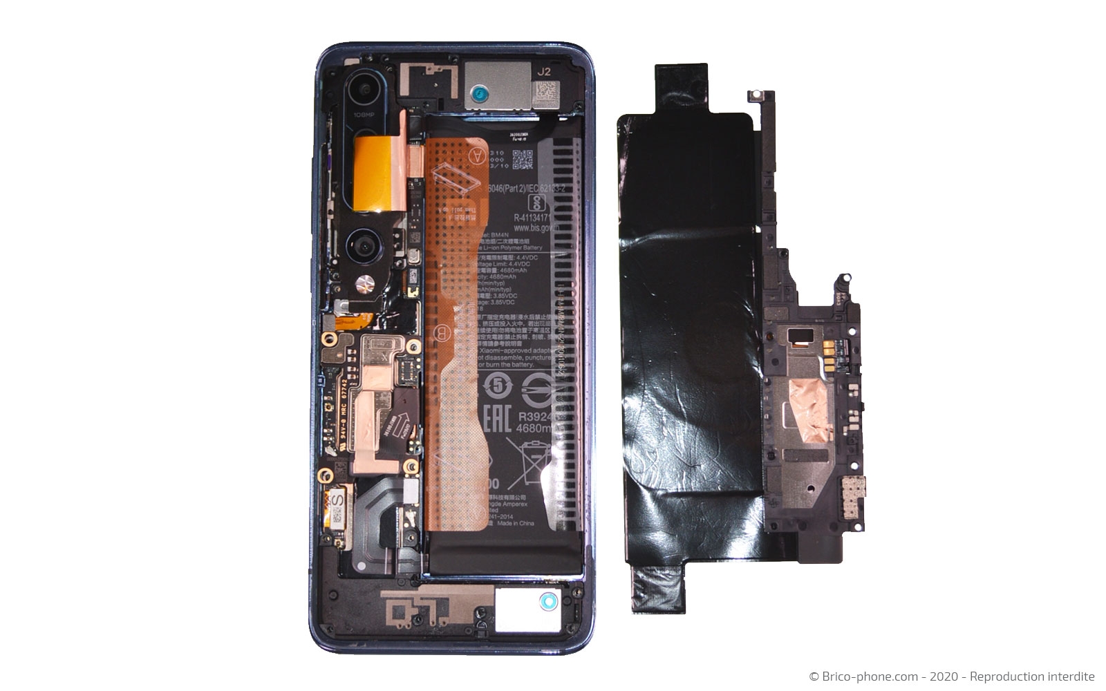 Changement de batterie sur Mi 10 photo 4