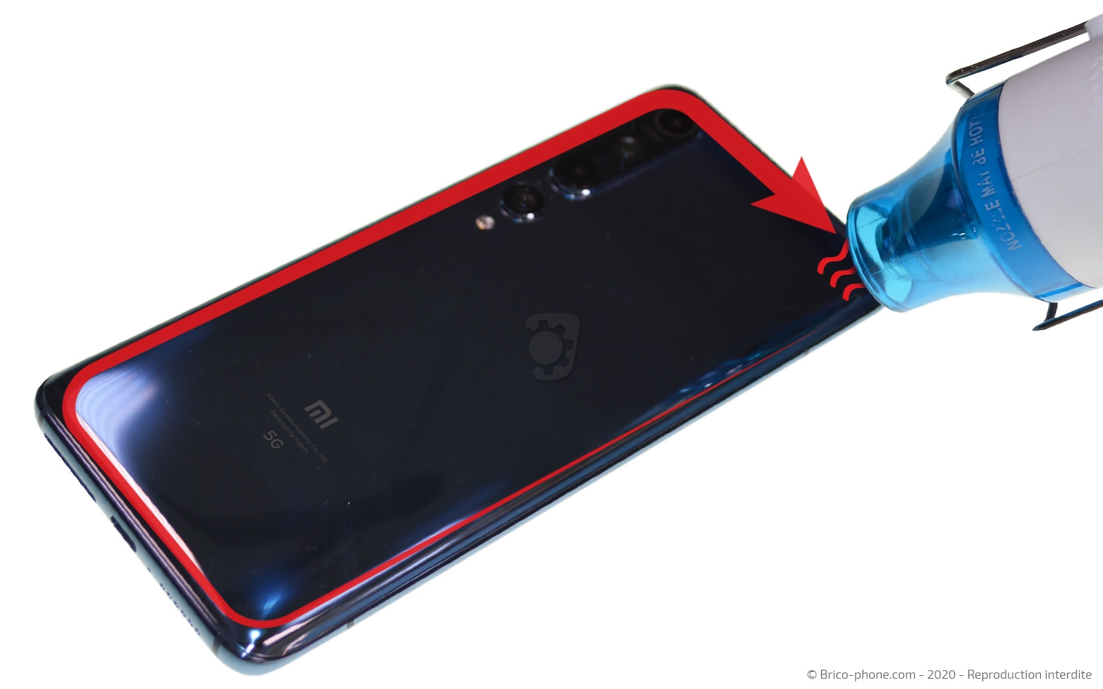 Changement du bloc écran sur Mi 10 photo 2