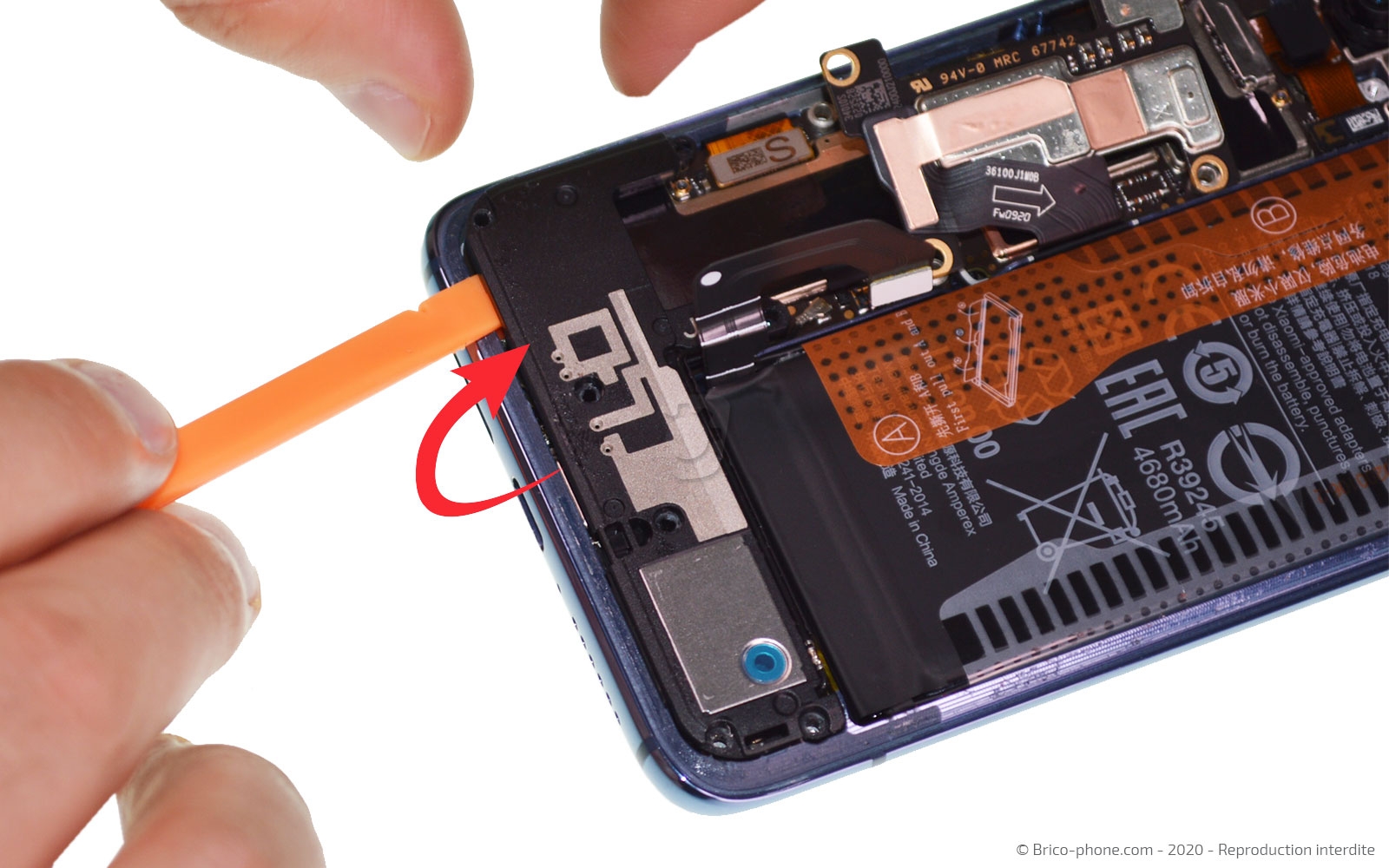 Changement du bloc écran sur Mi 10 photo 3