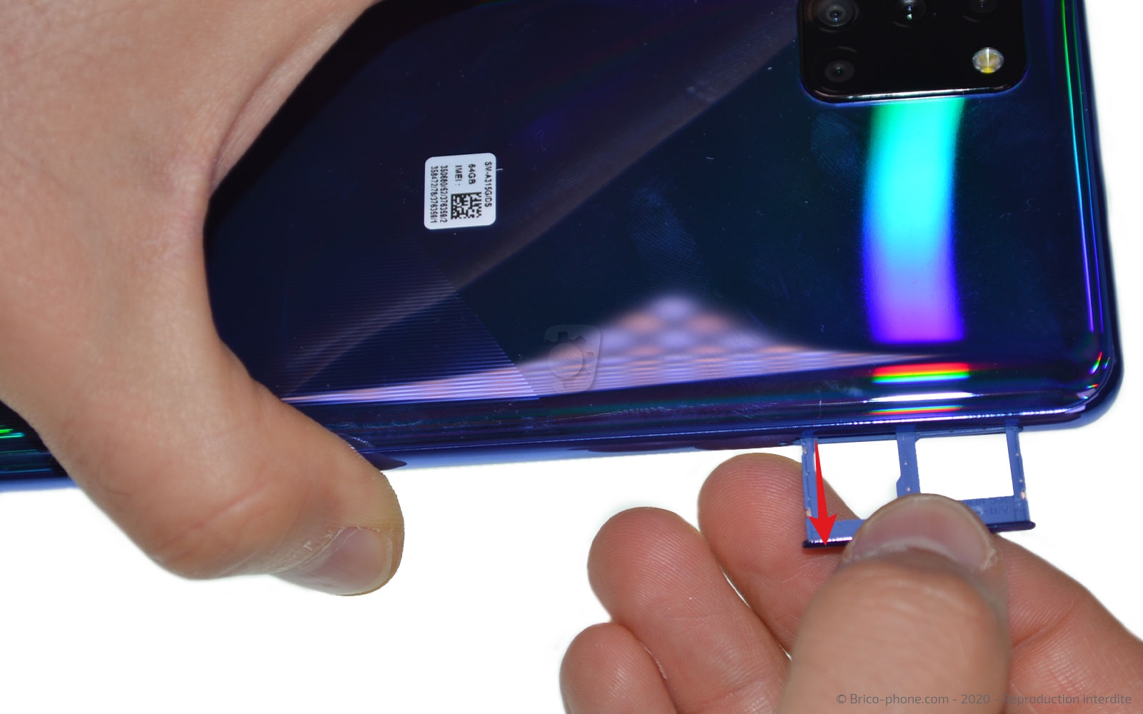 Démontage complet sur Galaxy A31 photo 2