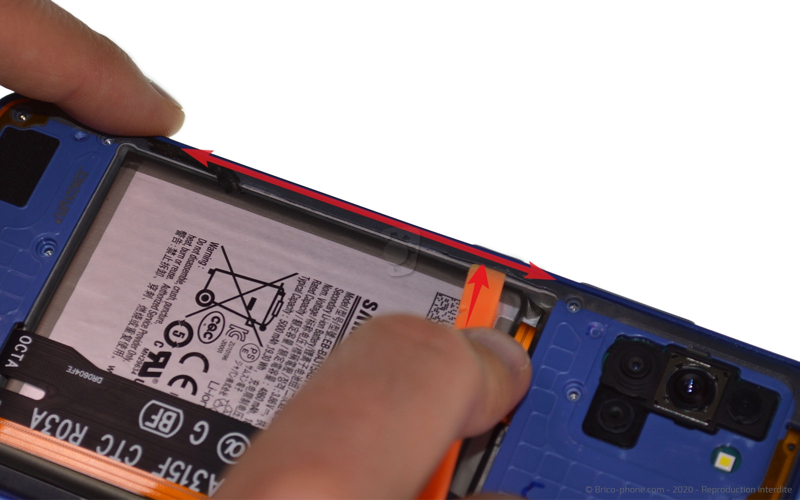 Démontage complet sur Galaxy A31 photo 2