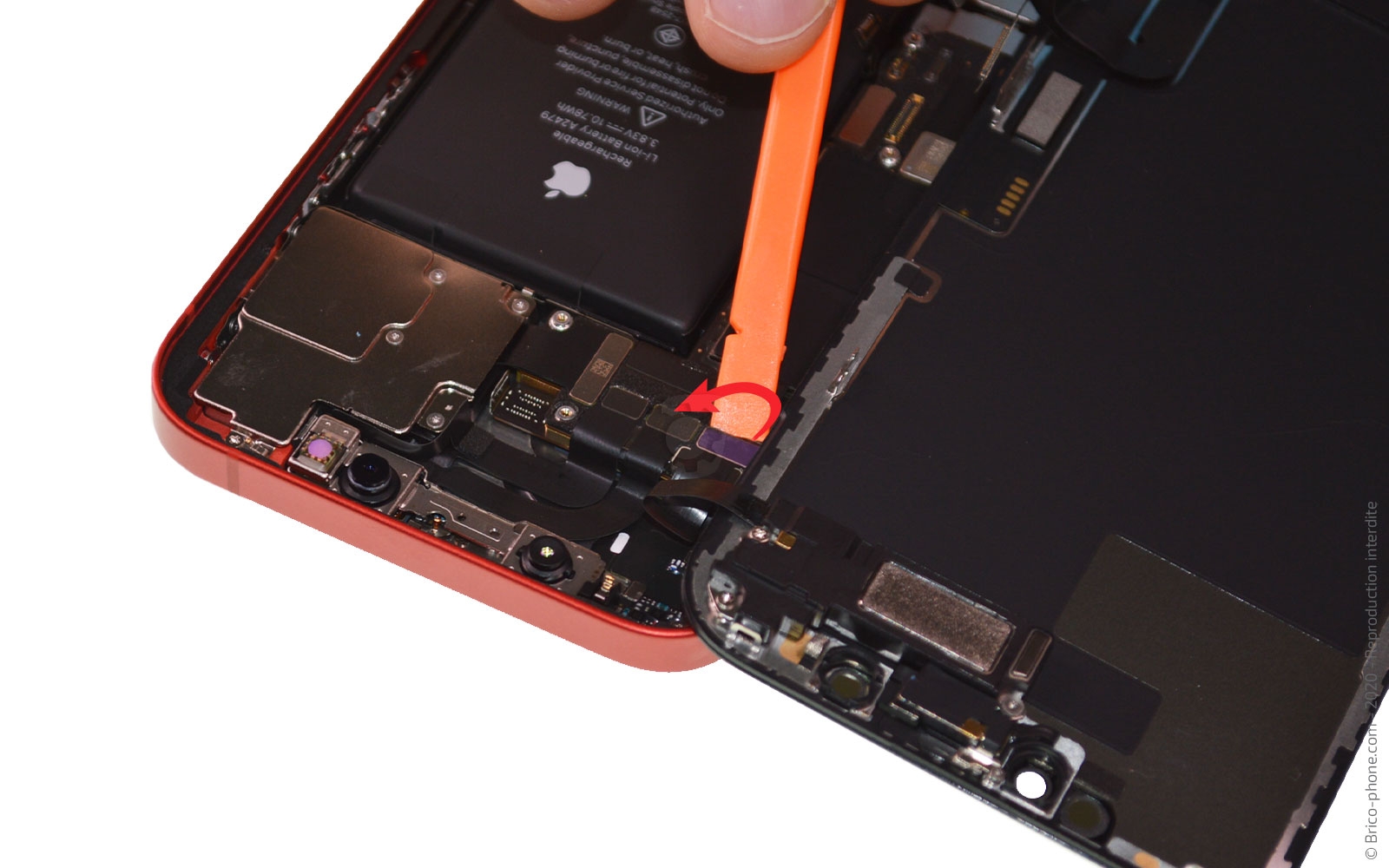 Changement du haut-parleur externe sur iPhone 12 photo 3