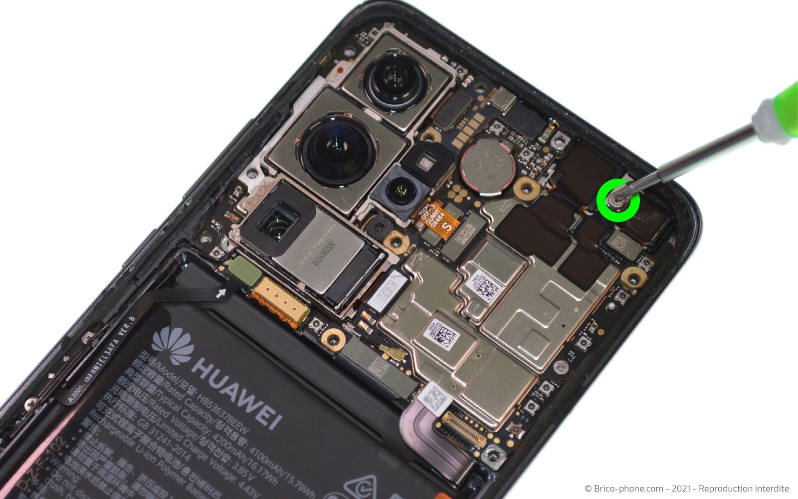 Démontage complet sur P40 Pro photo 2