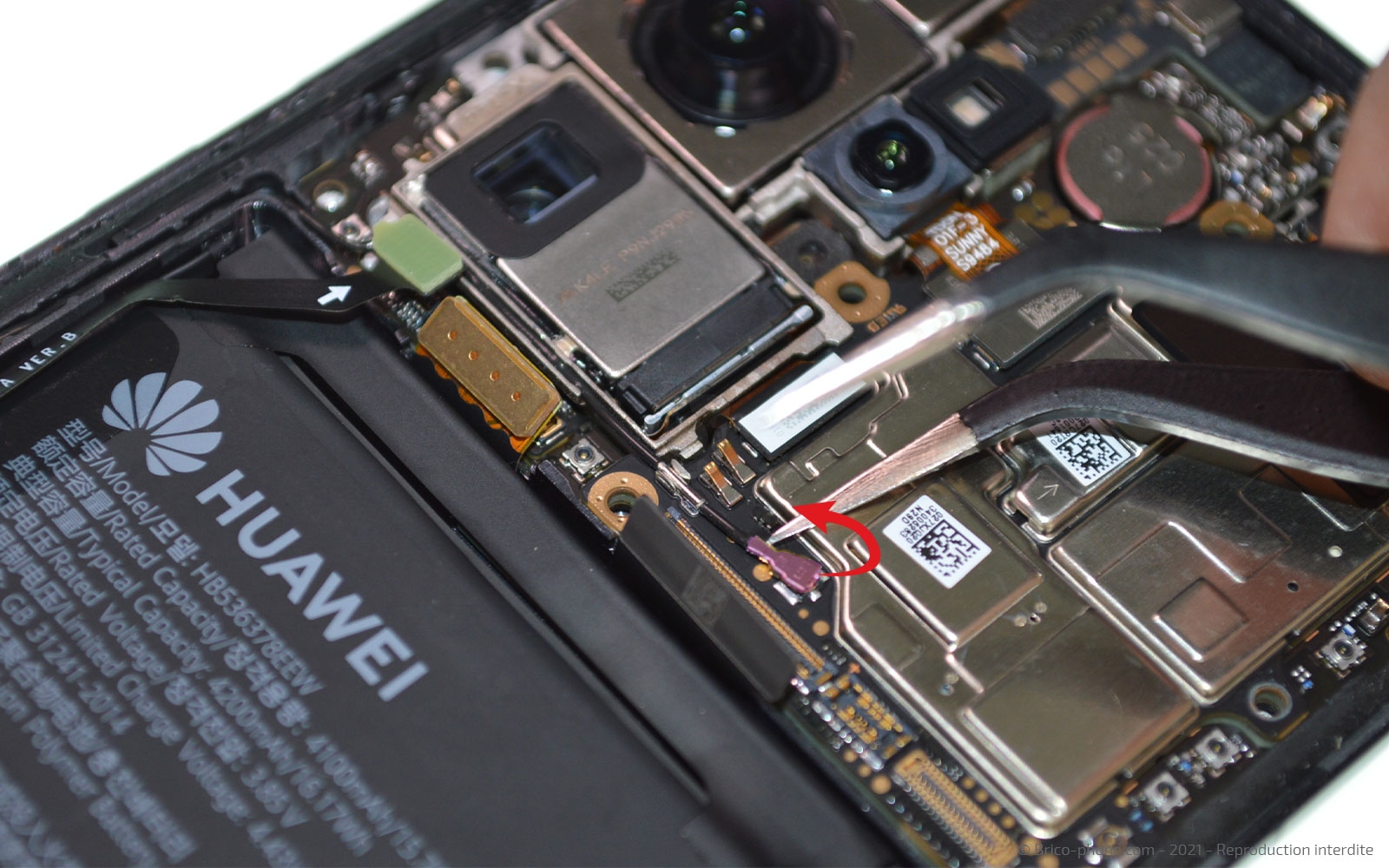 Démontage complet sur P40 Pro photo 4