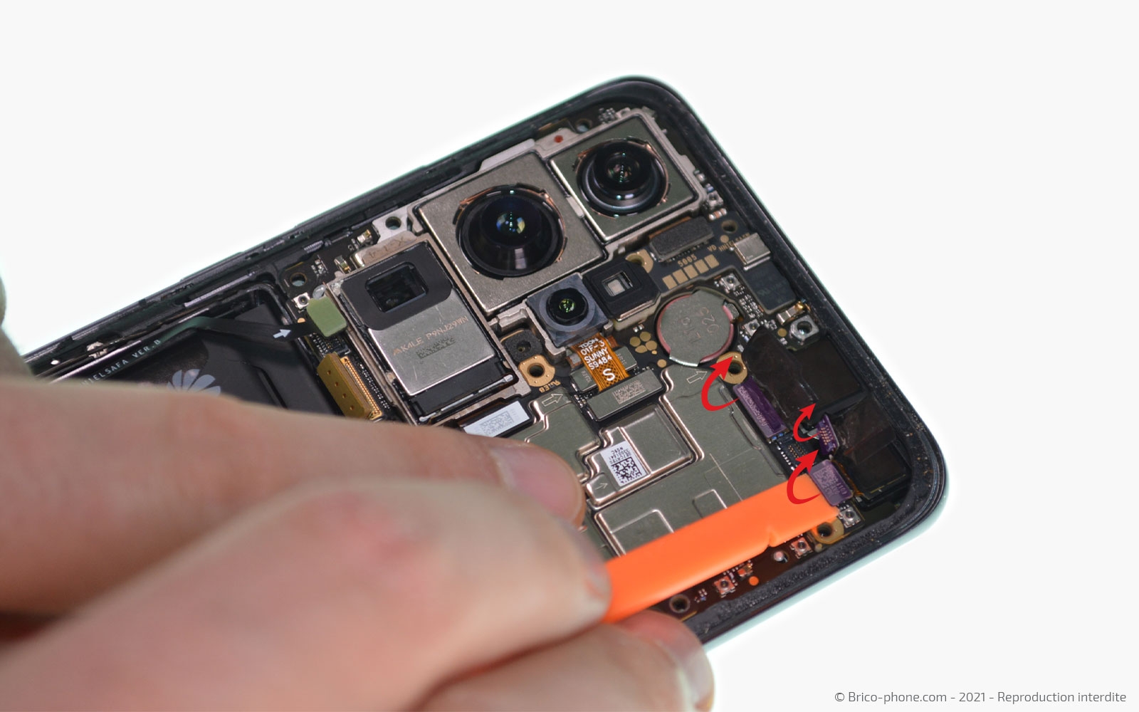 Démontage complet sur P40 Pro photo 3