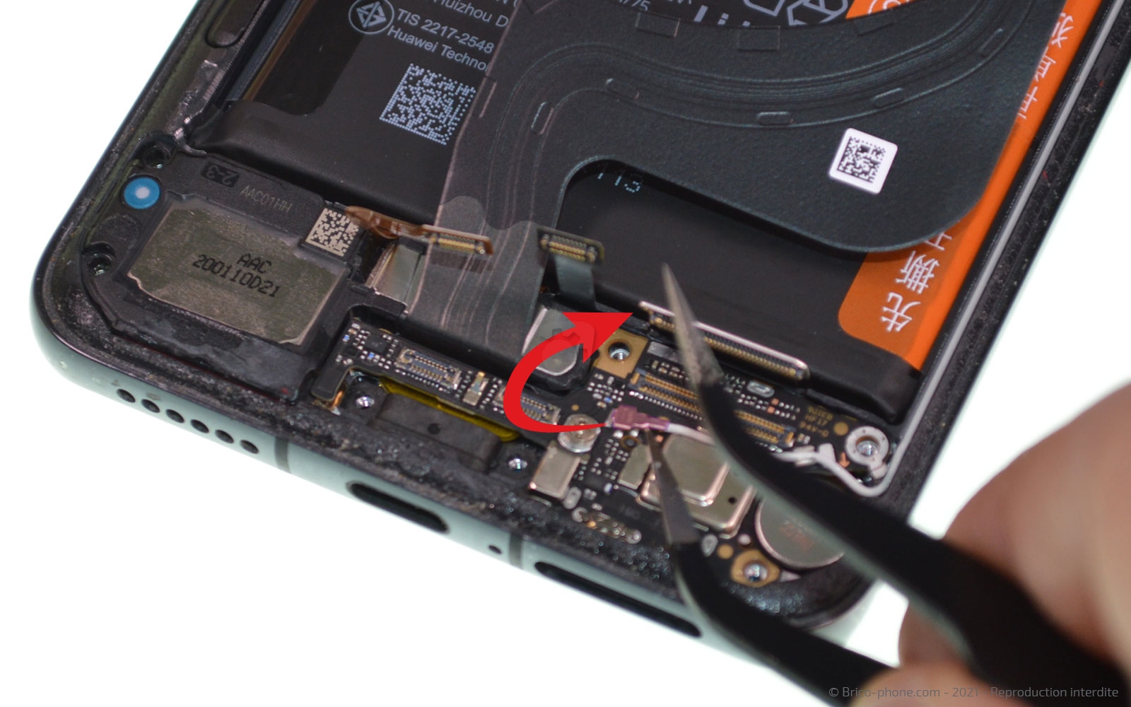 Démontage complet sur P40 Pro photo 1