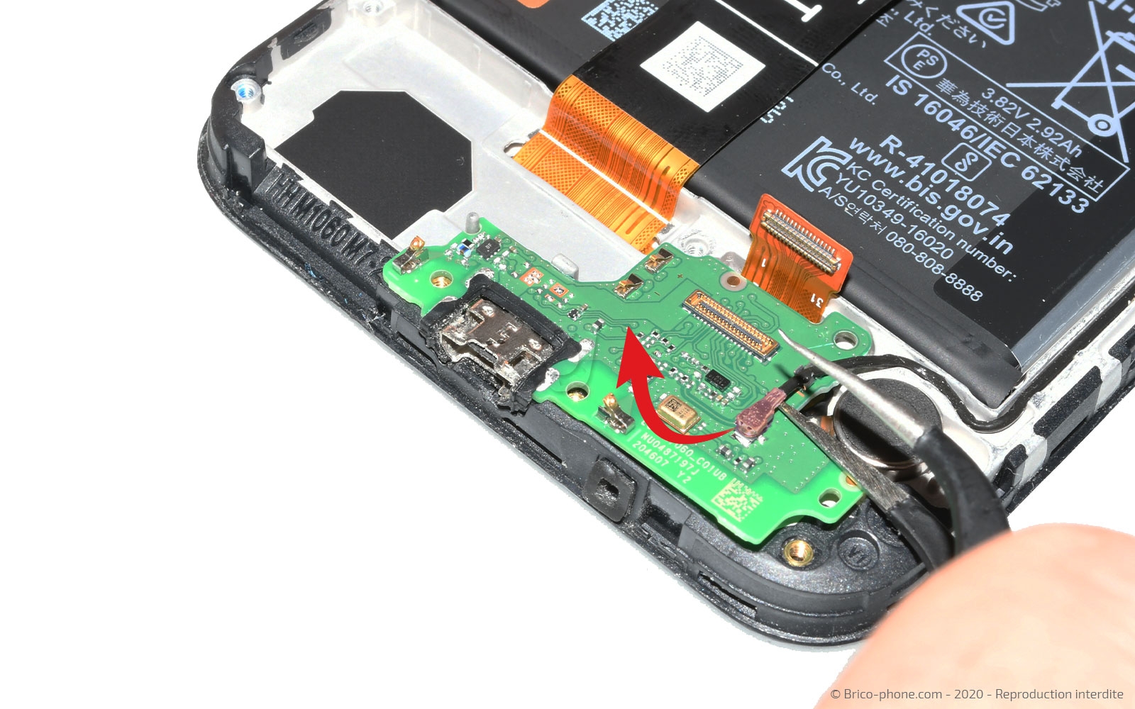 Changement du bloc écran sur Y5 2019 photo 2