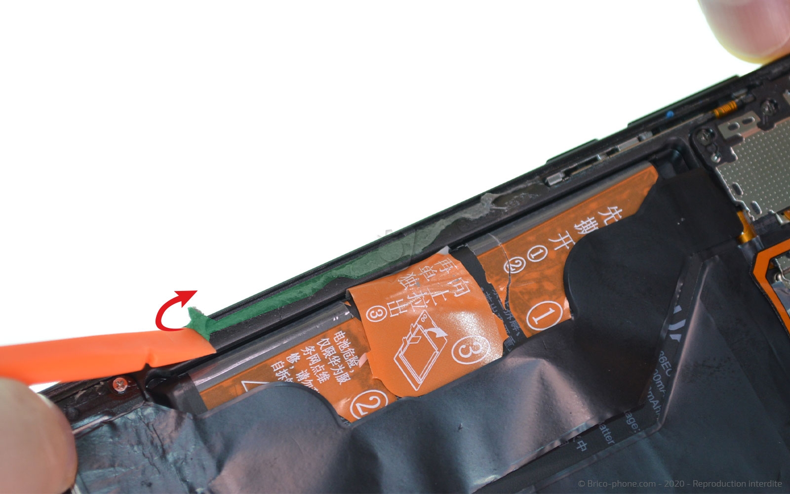 Changement d'écran (vitre + LCD) sur Honor View 20 photo 1