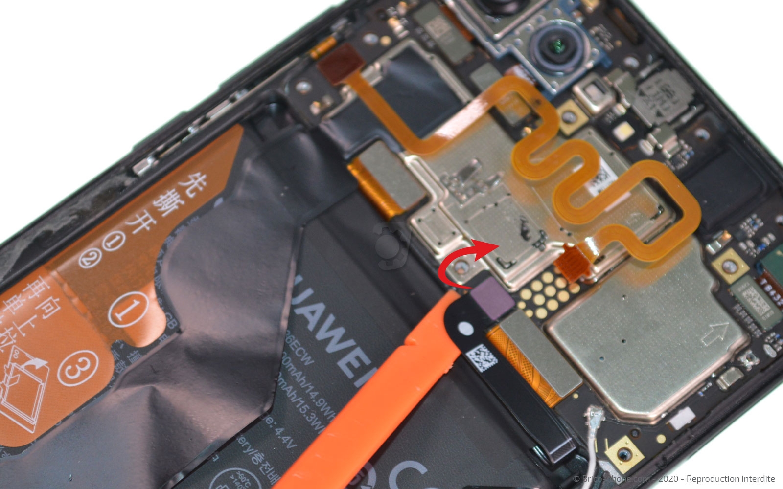 Changement d'écran (vitre + LCD) sur Honor View 20 photo 1