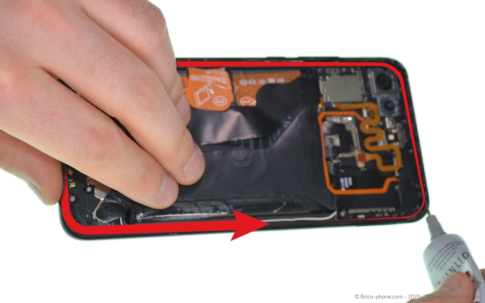 Changement de batterie sur Honor View 20 photo 3