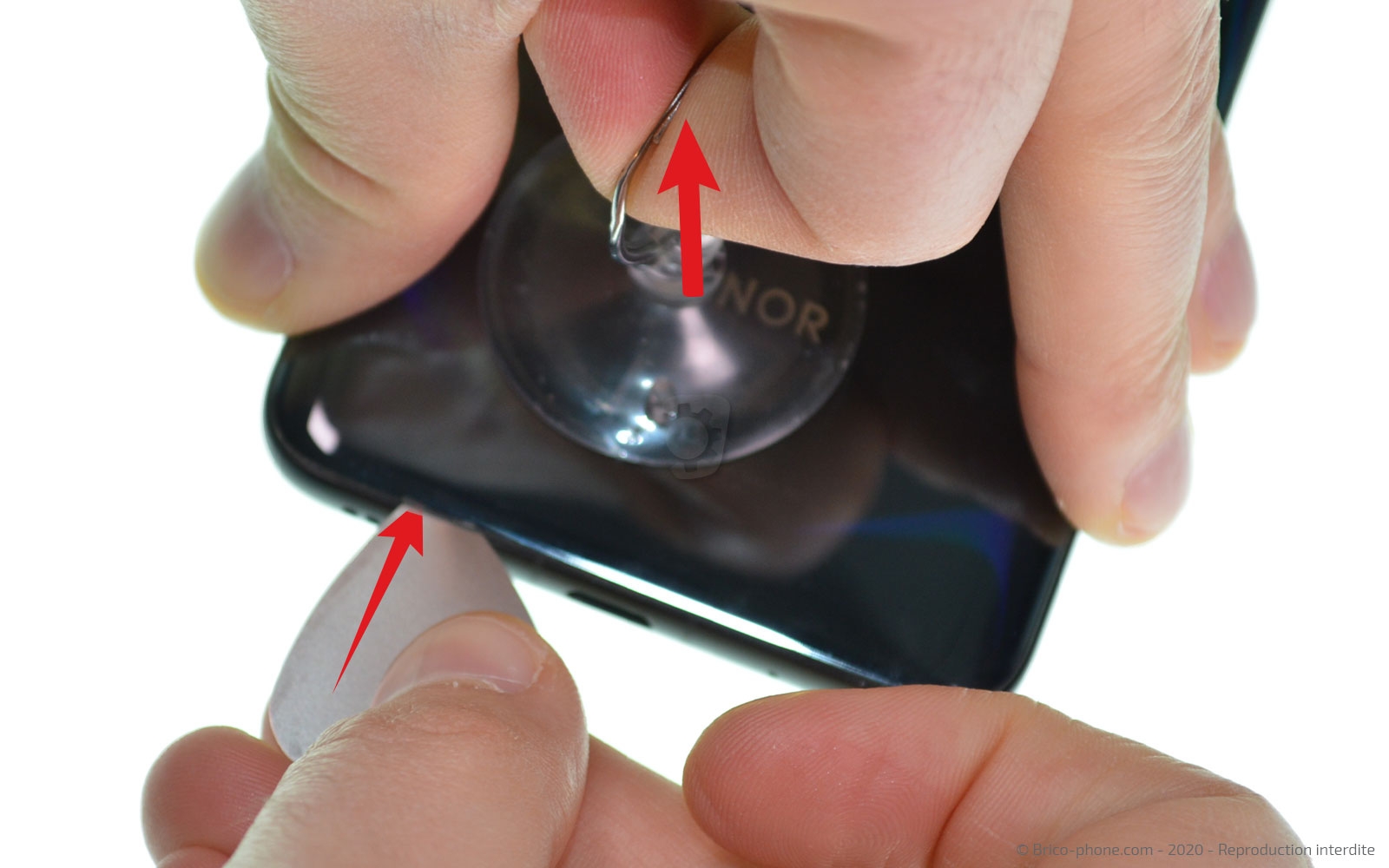 Changement de la vitre arrière sur Honor View 20 photo 1