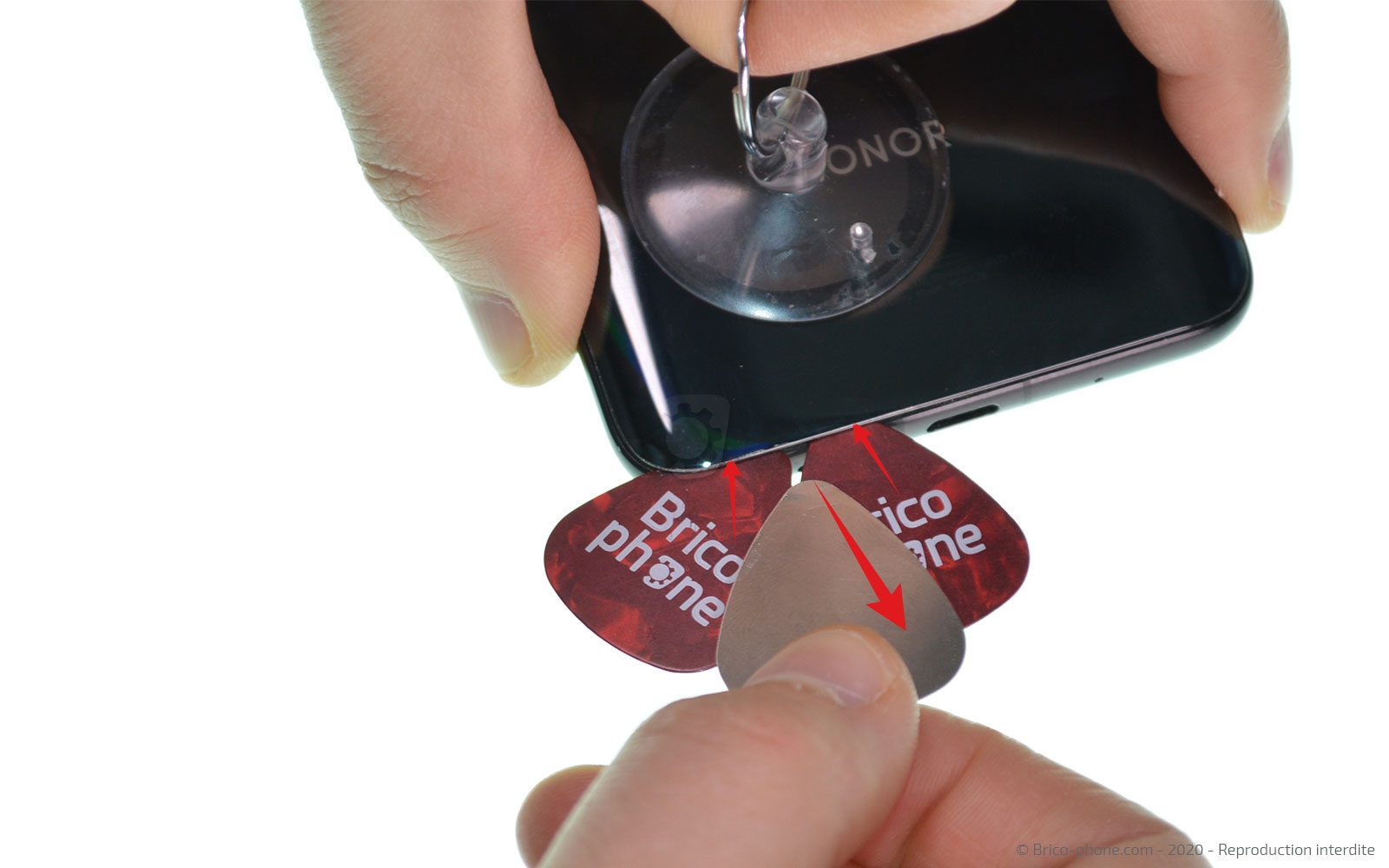 Changement de la vitre arrière sur Honor View 20 photo 2