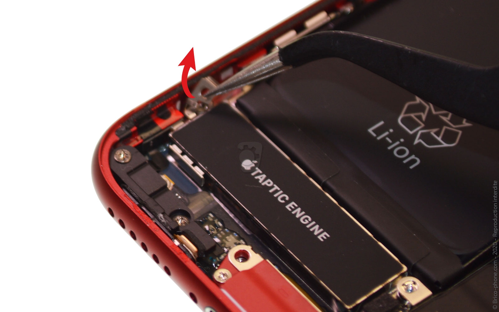 Changement du Taptic Engine (vibreur) sur iPhone SE 2020 photo 2