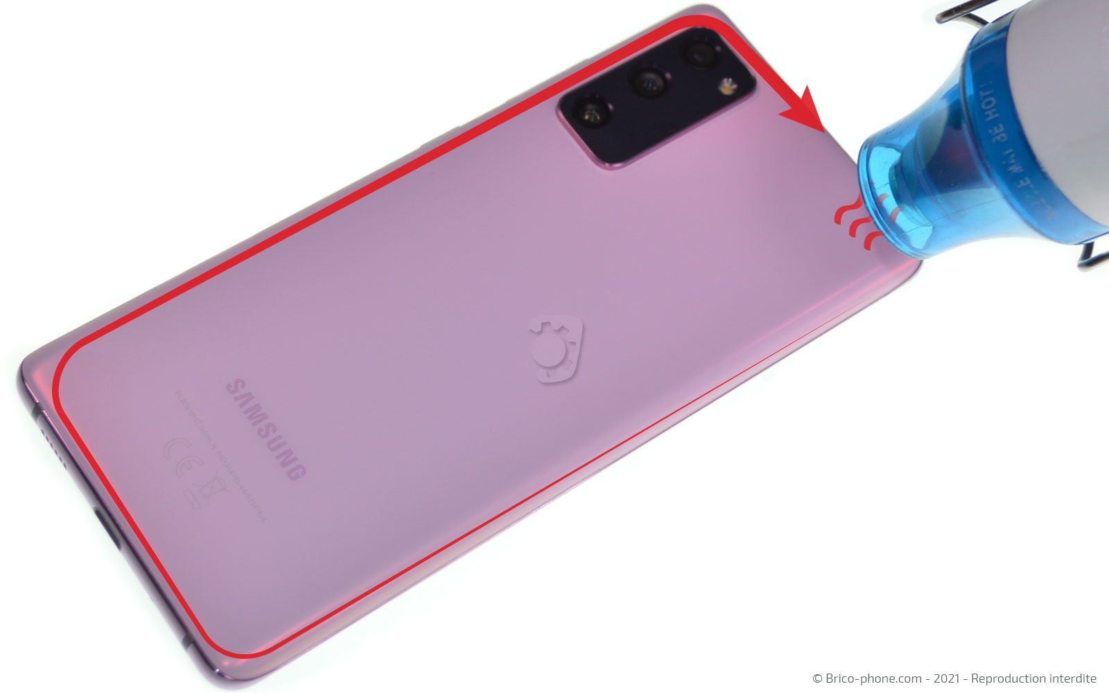 Changement du bloc écran  sur Galaxy S20 FE photo 2