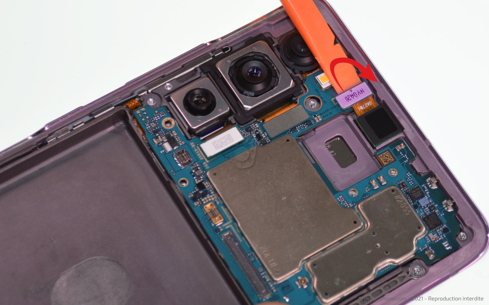 Changement du bloc écran  sur Galaxy S20 FE photo 2