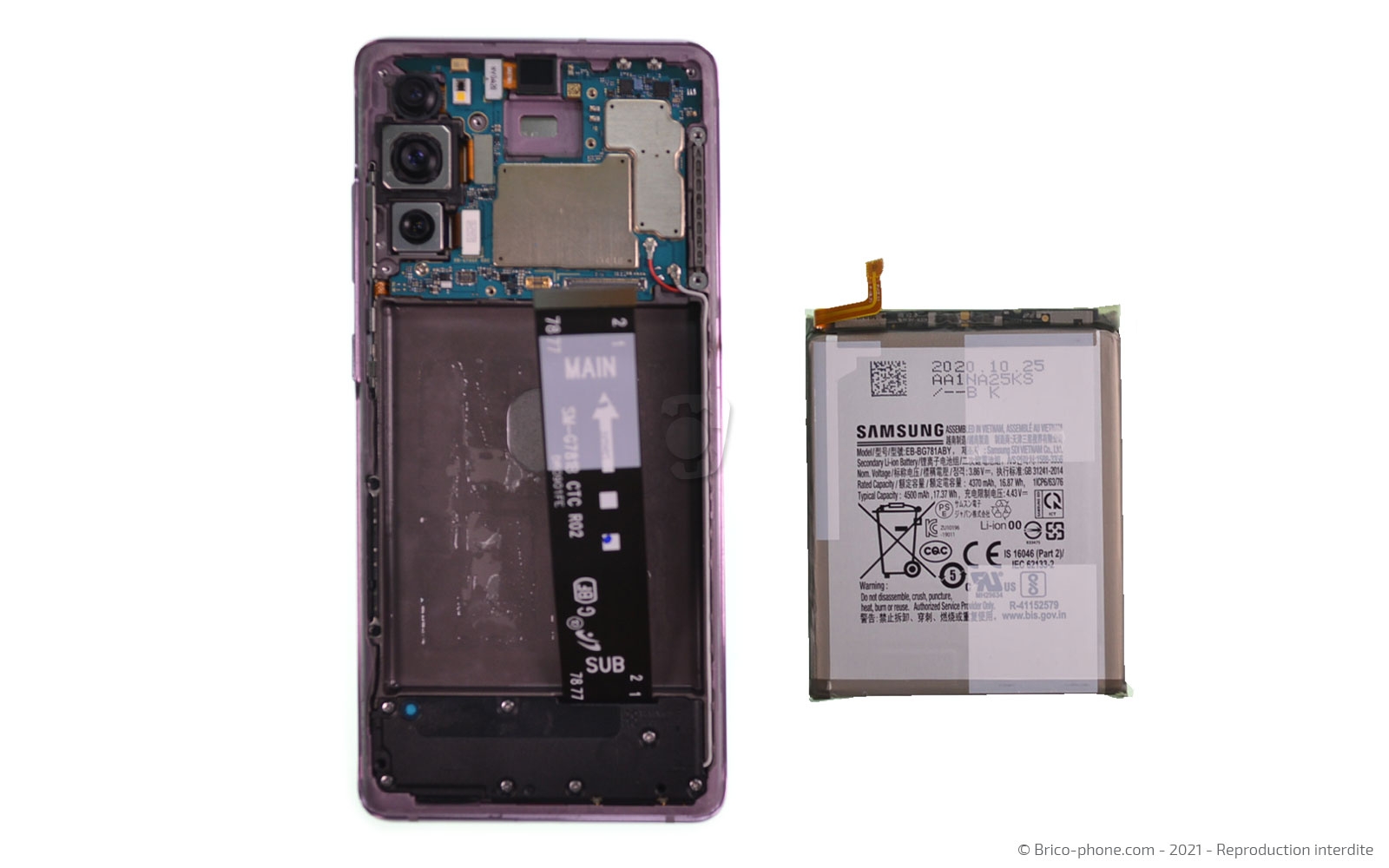 Changement de batterie  sur Galaxy S20 FE photo 2